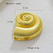 1件铜质创意新款时尚海星贝壳吊坠，多功能DIY手链、项链、背包链、手机链，手工饰品 - 彩色 - 查看 14