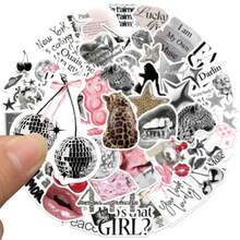 50pcs Silver Lucky Stickers, Aesthetic Stickers, Y2K Stickers, Y2K Core Stickers, Y2K Gifts, Valentines Stickers, Retro Stickers, 90s Stickers, Waterproof Vinyl Stickers, Suitable For Envelopes, Water Bottles, Computers, Laptops, Phones, Luggage, Notebooks, Refrigerators, Etc. - D - View 7