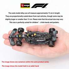 Burago 1:43 比例 2025 梅赛德斯 W16 一级方程式赛车合金模型，精致高仿真 F1 收藏模型 - 普裝63號 - 查看 4
