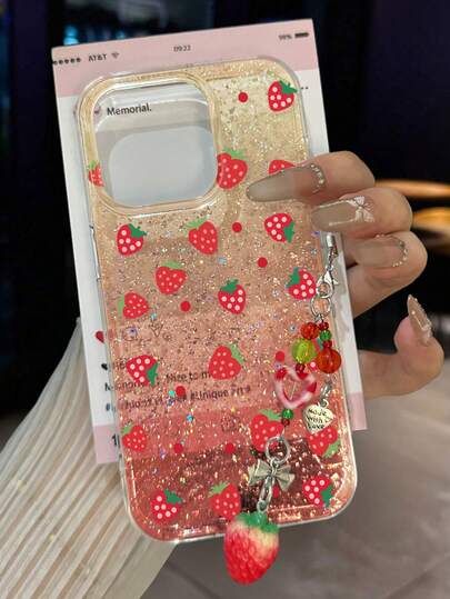 IMD Resin Painting Detachable Wrist Strap Shockproof Phone Case Compatible With IPhone 14, 14 Pro, 14 Pro Max, 13, 13 Pro, 13 Pro Max, 11, 11 Pro Max, 12, 12 Pro, 12 Pro Max, XR, XS, 15, 15 Pro, 15 Pro Max, 16, 16 Pro, 16 Pro Max, 17, 17 Pro, 17 Air, 17 Pro Max, Premium Anti-Drop Phone Case