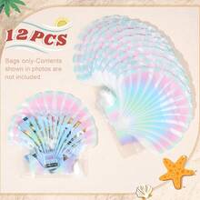Hangover Kit With Seashells, Beach Bachelorette Party Bags, Last Toast At Home, Recovery Kit, Resealable Bag For Emergency Travel Supplies - 12 món + Vỏ sò nàng tiên cá óng ánh - Xem 4