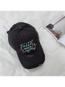 2026Gorra de béisbol bordada retro para mujer, suave, primavera-otoño, protección solar, cómoda, adelgaza la cara - Gris - Ver 3