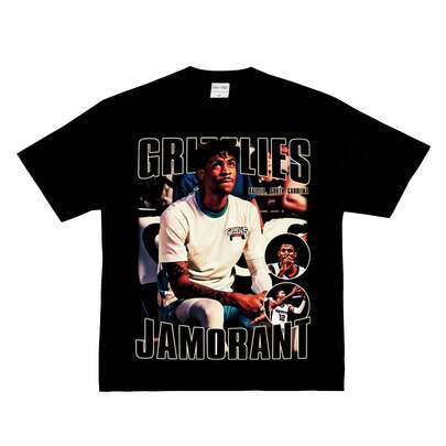 1PC Ja Morant Memphis Grizzlies Basketball Player Graphic Women's Ttshirt(1)