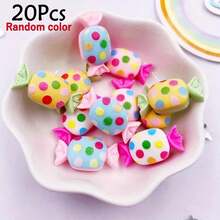 Assorted Candy Shaped Resin Decorations, Suitable For Scrapbooking, DIY Crafts And Phone Decoration, Food & Beverage Theme - Colorful Sweet Convex Gems, Can Be Used For Creative Projects - Randomly Mix Colors - View 16