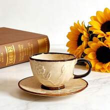 陶瓷杯 咖啡杯 水杯 马克杯 茶杯 办公个人专用 日式陶瓷 - 彩色 - 查看 3