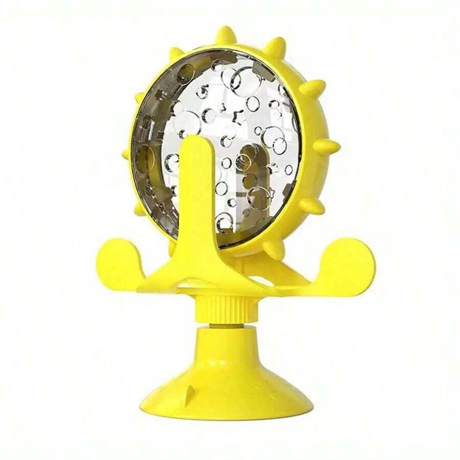 互动式智力训练宠物益智玩具慢食喂食器，用于智力开发和带铃铛的互动宠物玩具 - 彩色 - 查看 1