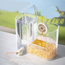 1pc Bird Feeder & Waterer, Parrot Food Bowl, Bird Cage Accessories, Bird Supplies Drinking & Feeding Dish - one-size - View 6