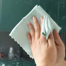 5/10pcs Ultra-Fine Microfiber Cleaning Cloths, Window Cleaning Cloths, Magic Cleaning Cloths, Fish Scale Towels, Lint-Free Cloths, Suitable For Glass, Kitchen, Counters, Mirrors, Dishes, Drying Cloths, Cars, Glass Polishing Cloths, Multi-Purpose, Soft, Absorbent, Cleaning Supplies And Tools - A - View 9