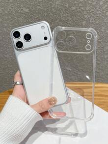 极简透明气囊防摔手机壳，带摄像头保护气囊的透明防摔手机壳，兼容 - 無色 - 查看 5