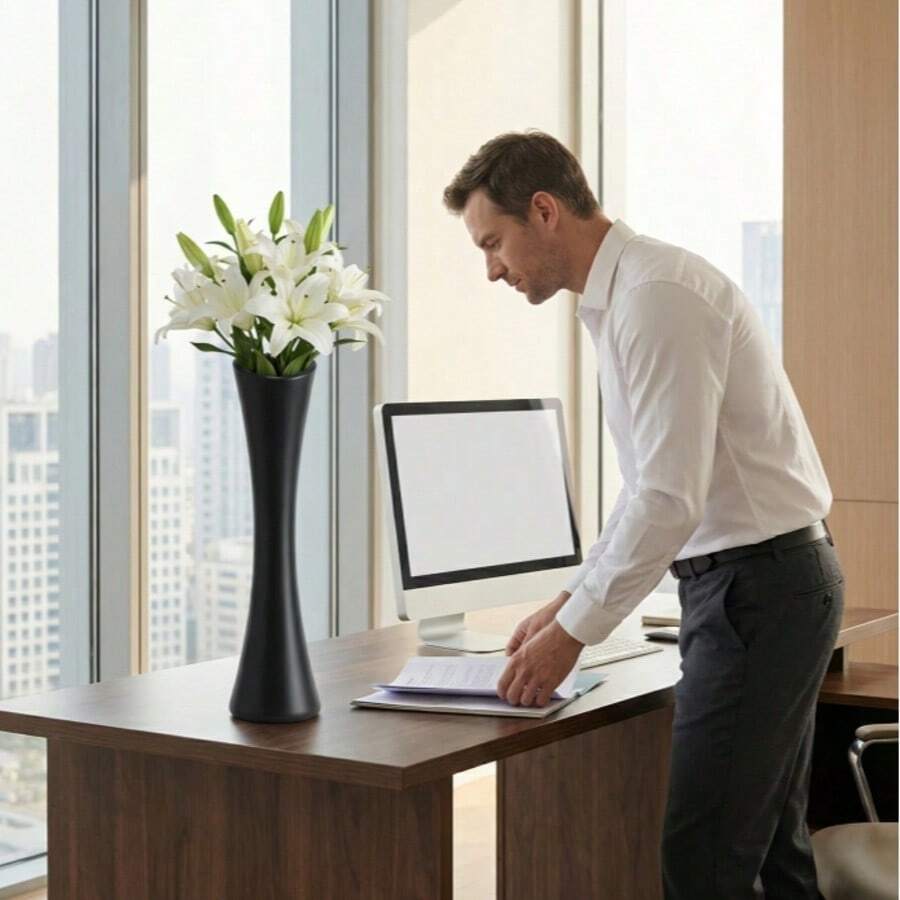 Medium To High-End Torch Shaped Vase, Suitable For Home, Office And Outdoor Use - 1PC - View 1