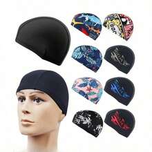 Unisex Fashion Swimming Cap, Non-Slip Soft And Comfortable Swimming Cap, Swimming Training Equipment - 2PC - View 4