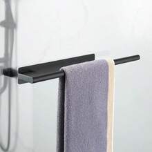Wall Mounted Towel Rack, Bathroom Towel & Loofah Storage Rack, Vanity Towel Organizer. No Drilling Design, Sturdy And Durable, Suitable For Kitchen And Bathroom. An Ideal Choice For New Year Or Valentine's Day Gifts. Wall Mounted Towel Rack. - Multicolor - View 5