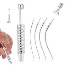 Juego de herramientas de perforación de acero inoxidable de 14G, 16G, 18G y 20G con fondo plano - Herramientas de perforación y agarre cónicas y esféricas para reemplazo de joyas, con rosca interna, externa y de Body adecuadas para oreja/nariz/ombligo/pecho/labio/ceja/lengua y otras partes - Multicolor - Ver 7