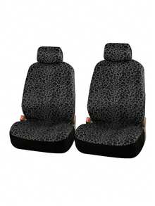 Bọc ghế xe hơi họa tiết da báo - Tấm bảo vệ ghế trước và sau, phù hợp với hầu hết các loại xe sedan, SUV và xe tải. - Họa tiết da báo - Xem 13