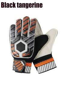 1 Pair Adult & Youth Goalkeeper Gloves, Embossed Non-Slip Latex Palm, Soft PU Back, Dual Wrist Protection, Durable Anti-Slip Latex Material, Injury Prevention - Multicolor - View 23