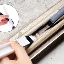 1个窗户清洁刷，屏幕清洁工具，键盘缝隙小刷，带簸箕的玻璃缝隙刷 - 彩色 - 查看 10