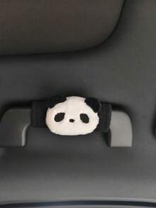 Capa protetora para maçaneta de teto de carro estilo panda, para maçaneta interna do carro, conjunto de maçaneta de teto, conjunto de maçaneta de porta interna, decoração do banco do passageiro. - Puxe as luvas - Ver 9