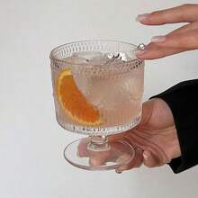 Elegant Stemware, Variety Of Patterned Stemmed Glasses, Cocktail Glasses, Champagne Flutes, Whiskey Glasses, Suitable For Parties, Gatherings, Glass Containers - Transparent - View 12