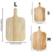 1pc Cutting Board, Chopping Board, Tray Board, Slicing Board, Kitchen Cutting Board, Dining Cutting Board, Food Cutting Board, Meat Cutting Board, Fruit Cutting Board, Household Cutting Board, Suitable For Pizza Tray, Cheese Paddle Tray, Tray, Bread And Cookie Tray - Beige - View 3