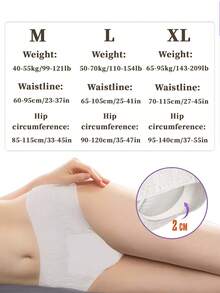 2/16/30pcs, Panty-Style Sanitary Napkins, Period Panties, Disposable Underwear, Super Absorbent, Patented Design, Refreshing And Comfortable, 3D Protective Barrier, Leak-Proof, Breathable, Highly Absorbent, Odor-Eliminating, For A Restful Night's Sleep, Suitable For Business Trips, Menstruation, Postpartum, Post-Operative Care, And Travel. - White - View 8