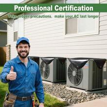 1PC Outdoor Breathable Mesh Air Conditioner Protective Cover Mesh Air Conditioner Cover Four Seasons Universal Anti Falling Leaves And Tree Branches