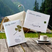 1Pc Envelope Stationery High Value Letter Floating Pack Creative Greetings And Commemorative Gifts Handwritten Messages, Suitable For Wrapping Holiday Cards, Personal Gifts For Friends, Classmates - 白色 - 查看 4
