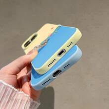 Estuche para teléfono con animales de fiesta en la piscina Compatible con fundas para teléfonos   17  17 Pro  16 Pro Max  15 Pro Max  14 y  13 Hecho de material de TPU duradero, resistente a caídas y elegante Un regalo perfecto para familiares, amigos y seres queridos y un excelente regalo para cumpleaños, San Valentín y Año Nuevo. - Amarillo - Ver 6