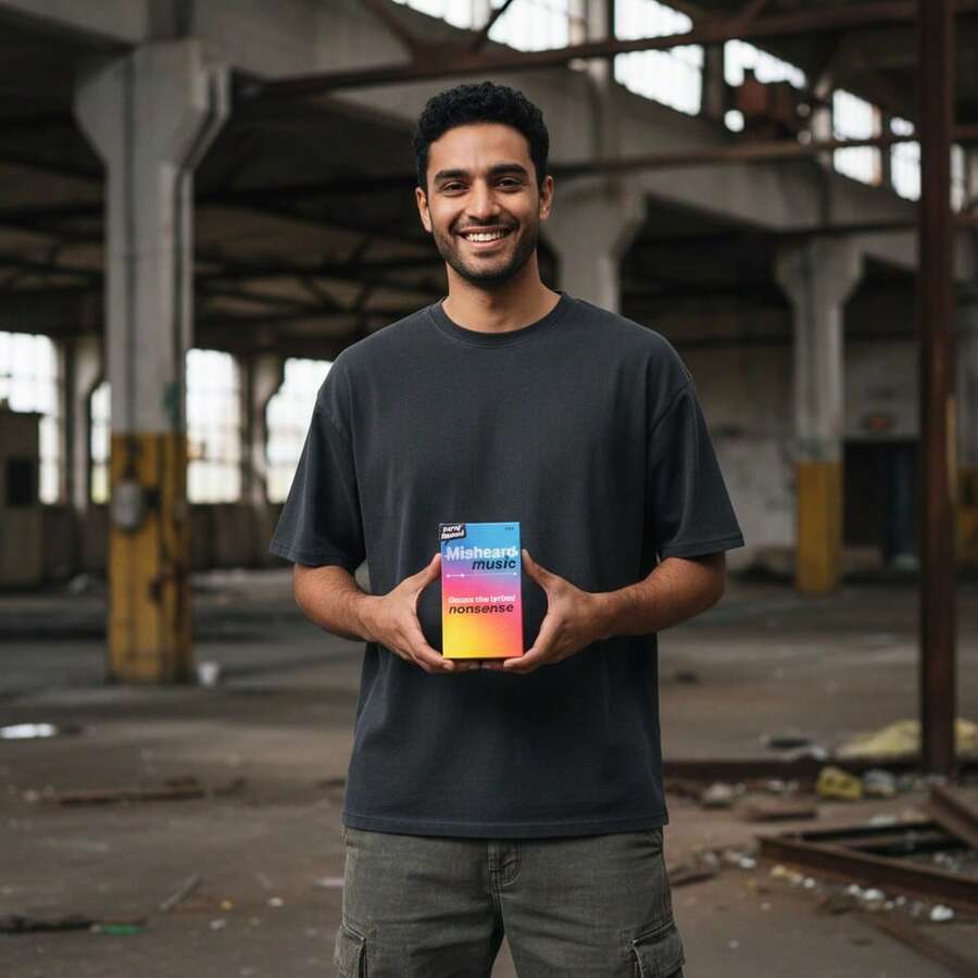 Misheard Lyrics Game - Fun Lyric Guessing Game With 500 Nonsensical Lyrics, Party Game For Adults, Teens, Kids - Karaoke Night, Game Night, Family Game Night - Icebreaker For Parties And Gatherings - Card Game, Social Gathering Game - Nghe nhầm nhạc - Xem 1