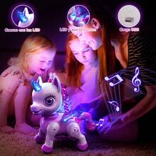 TendenciaRobot Unicorn Coche De Control Remoto Niño Juguete RegaloCalidad premium - Índigo - Ver 4