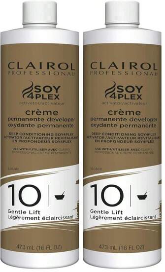 Clairol Professional Crème Permanente 10 Volume Hair Developers, 16 Oz. | For Coloring, Lightening &Amp; Lifting With Deep Conditioning Formula | Packaging May Vary