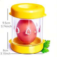 1pc Manual Egg Peeler, Convenient And Efficient Shelling Tool - Multicolor - View 2