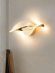 1pc/2pcs Modern Acrylic Wall Lamp, High Transmittance Acrylic Lamp Body, LED Light Strip, Suitable For Bedroom, Living Room, Study, Bedside, Corridor And Other Decorative Wall Lamps - Multicolor - View 11