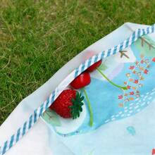 1pc Newborn Infant Reversible Feeding Bib, Baby Eating Smock, Unisex - Multicolor - View 5