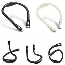 可充电户外运动头灯，亮度可调，可用作阅读夜灯、办公辅助灯、卧室台灯 - 充電款 - 查看 7