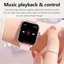 SIMSONLAB 2025新款1.83英寸高清全触控屏智能手表，男女通用，支持电话拨号/接听、计步器、卡路里计数、多种运动模式、信息和来电提醒，多功能智能手表，运动智能手表，兼容安卓/iOS系统，圣诞礼物 - 彩色 - 查看 3