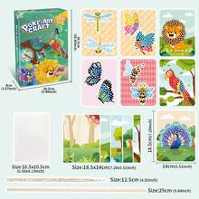 Children's Daily DIY Forest Animal Theme Poke Art Crafts - Multicolor - View 8