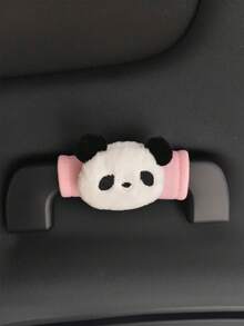 Capa protetora para maçaneta de teto de carro estilo panda, para maçaneta interna do carro, conjunto de maçaneta de teto, conjunto de maçaneta de porta interna, decoração do banco do passageiro. - Puxe as luvas - Ver 3