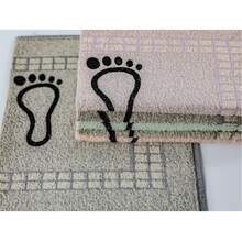 Toalha de Piso Pezinho – Kit com 5 Unidades | 100% Algodão - 45x70cm | Conforto e Qualidade - Cores Sortidas - Visão 7