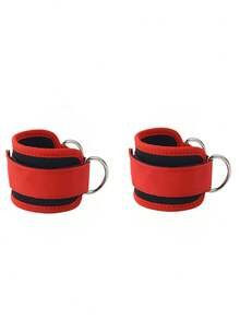 2 قطعة أربطة للكاحل لتدريب عضلات الساق والفخذ - متعدد الألوان - مشاهدة 12