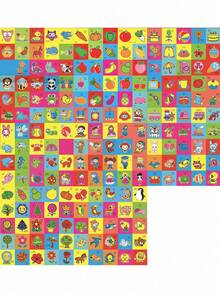 48pcs/96pcs Fun Kids Paper Cutting Set, Animal Theme Papers, Paper Cutting Art, DIY Arts & Crafts Supplies With Scissors - Multicolor - View 9