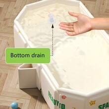 1pc Portable Foldable Bathtub – Freestanding Soaking Tub For Small Spaces, Odorless & Easy To Store. Ideal For Travel & Holiday Gifts – Bathroom Essentials;Bathroom Accessories, Bathroom, Bathroom Accessories, Bathroom Accessories, Bathroom, Bathroom Accessories, Travel, Home, House, Bathroom Accessory, Travel Essential - Multicolor - View 6