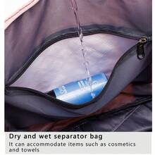 2026 New Travel Bag Set: Stylish, Large Capacity, Packs As You Like, Dry And Wet Separation, Sturdy And Durable, Perfect For Daily Commutes, Fitness, Travel, And Casual Outfits. A Must-Have! - Grey - View 10