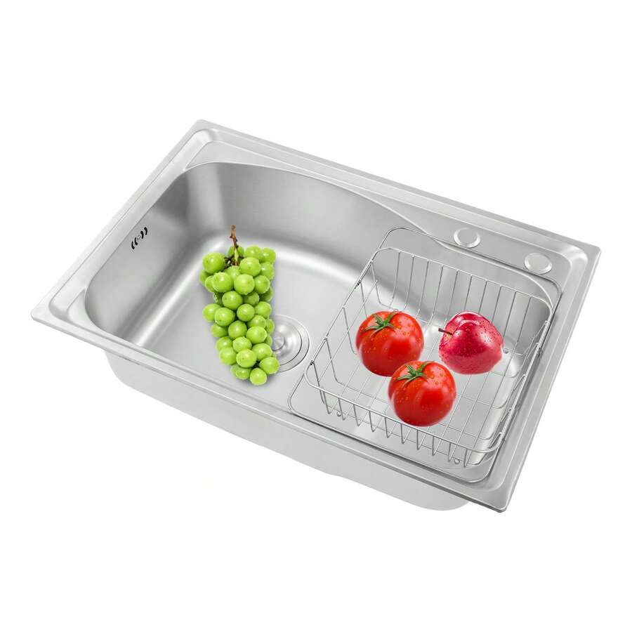 YUNRUX Kitchen Sinks - Silver - View 1