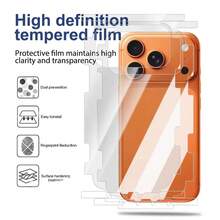 2 Sets Full Coverage Screen Protector Film, Hydrogel Film, Frame Sticker Compatible With IPhone 17/Air/17 Pro Max/16/16 Pro/15/14/Plus/13/12/Pro/Max - 2 Pieces - View 4