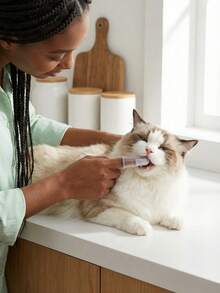 Multi-Piece Set Clear Silicone Pet Toothbrush Cat & Dog Finger Toothbrush Kit – Soft Silicone Pet Dental Brush, Ideal For Cat Teeth Cleaning & Puppy Oral Care - Clear - View 3