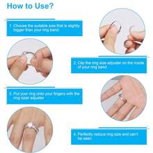 2 Styles Invisible Ring Adjuster - Grip, Transparent, Non-Slip, Seamless Fit For Loose Rings - Transparent - View 4
