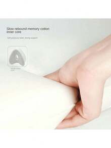 1PC Leg Pillow, Ergonomic Side Sleeping Pillow, Memory Foam Knee Pillow, Adjustable Strap Design, Side Lying Leg Support Pad, Equipped With Detachable Washable Pillowcase, High-Quality Bedding Household Items. - Multicolor - View 4