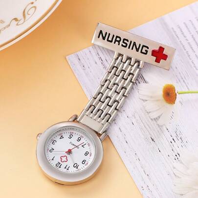 Cat Paw Nurse Pocket Watch - Digital Pocket Watch With Clip, Designed For Healthcare Professionals