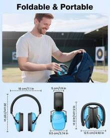 Link Dream Ear Protection Ear Muffs Noise Reduction SNR 35dB Hearing Protection Kids Adult Shooting Gun Range Mowing - ColorC - 查看 6