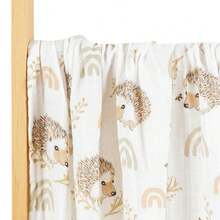 1条超柔软婴儿棉纱布襁褓毯，睡眠及旅行适用 - 彩色 - 查看 12